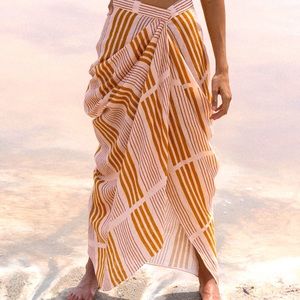 Johanna Ortiz Hypothesis Linen Wrap Maxi Skirt